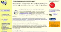 Desktop Screenshot of legasthenie-software.de