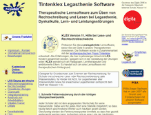 Tablet Screenshot of legasthenie-software.de